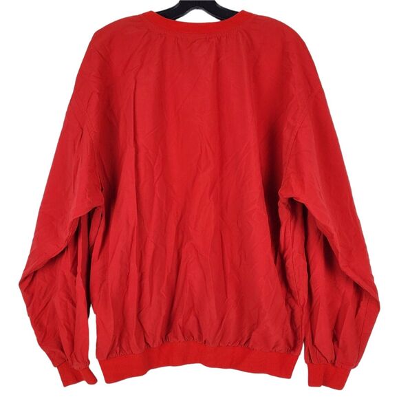 Vintage NEBRASKA CORNHUSKERS Jacket Adult Large Red Pullover Windbreaker College - Picture 5 of 7